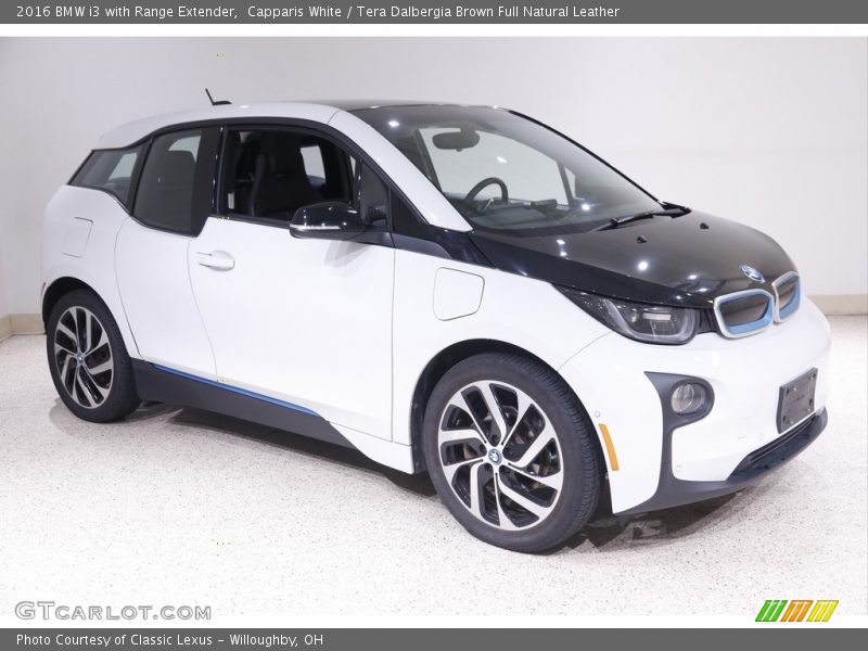 Capparis White / Tera Dalbergia Brown Full Natural Leather 2016 BMW i3 with Range Extender