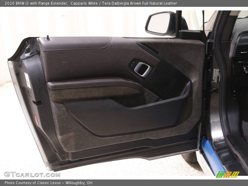 Capparis White / Tera Dalbergia Brown Full Natural Leather 2016 BMW i3 with Range Extender