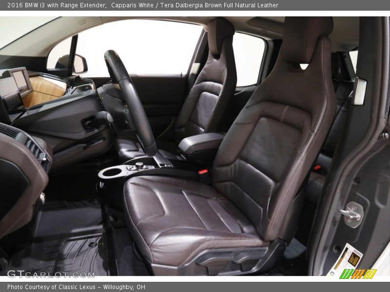 Capparis White / Tera Dalbergia Brown Full Natural Leather 2016 BMW i3 with Range Extender
