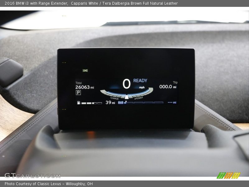 Capparis White / Tera Dalbergia Brown Full Natural Leather 2016 BMW i3 with Range Extender