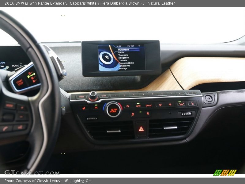 Capparis White / Tera Dalbergia Brown Full Natural Leather 2016 BMW i3 with Range Extender