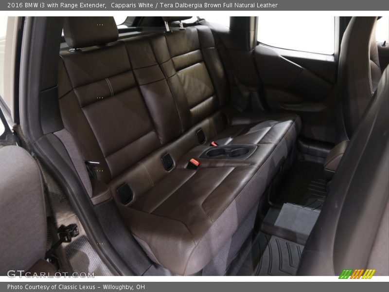 Capparis White / Tera Dalbergia Brown Full Natural Leather 2016 BMW i3 with Range Extender