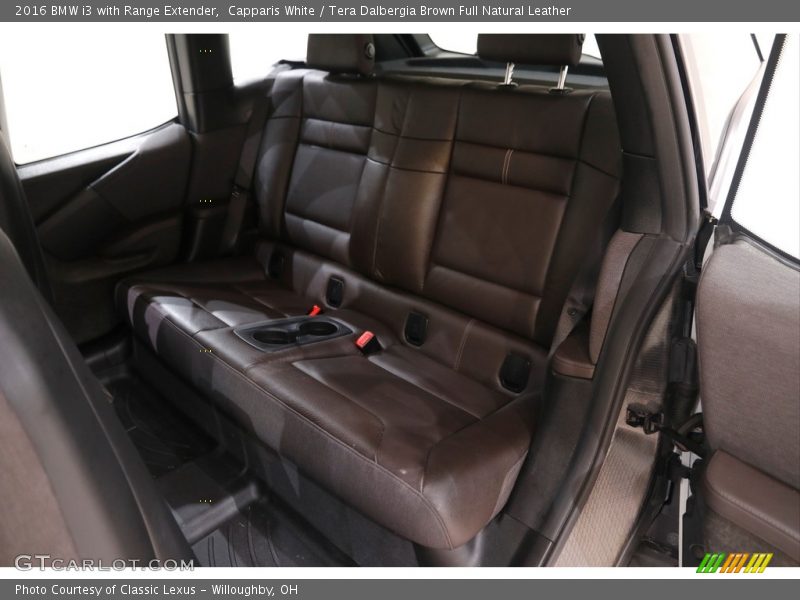 Capparis White / Tera Dalbergia Brown Full Natural Leather 2016 BMW i3 with Range Extender