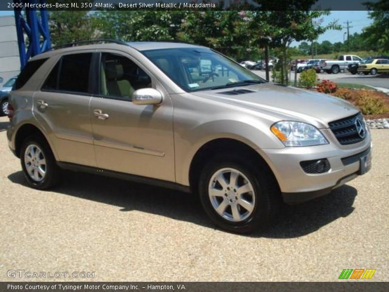 Desert Silver Metallic / Macadamia 2006 Mercedes-Benz ML 350 4Matic