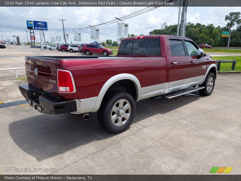  2016 2500 Laramie Crew Cab 4x4 Delmonico Red Pearl