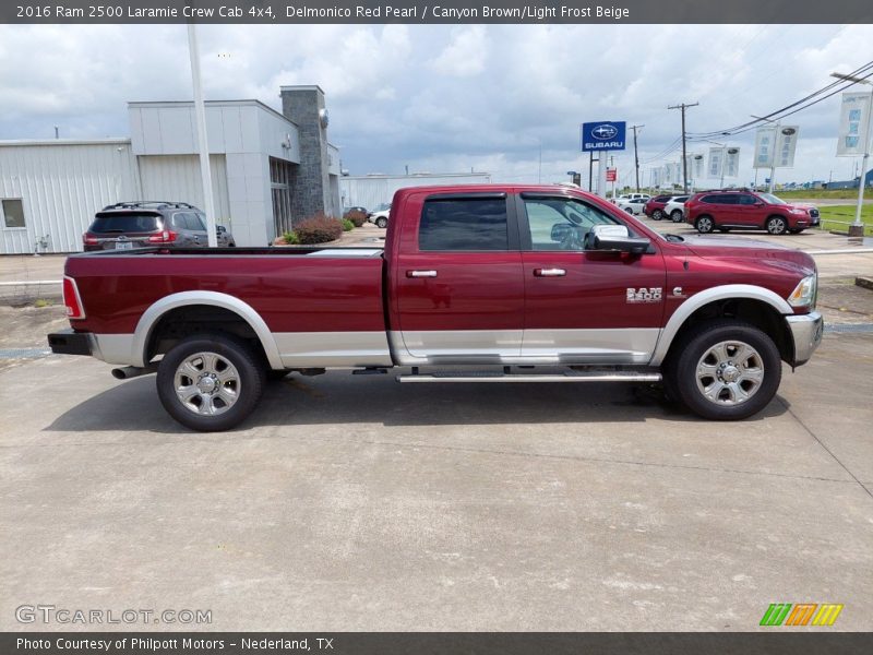  2016 2500 Laramie Crew Cab 4x4 Delmonico Red Pearl