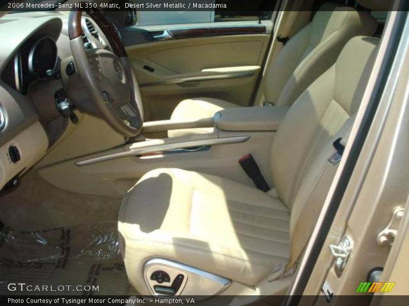 Desert Silver Metallic / Macadamia 2006 Mercedes-Benz ML 350 4Matic