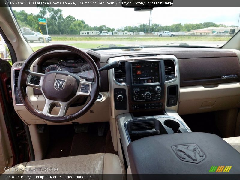 Dashboard of 2016 2500 Laramie Crew Cab 4x4