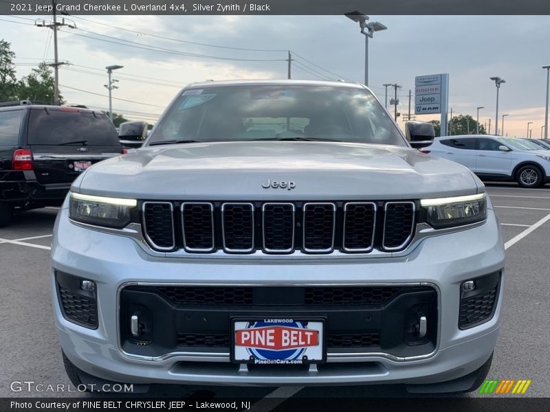 Silver Zynith / Black 2021 Jeep Grand Cherokee L Overland 4x4