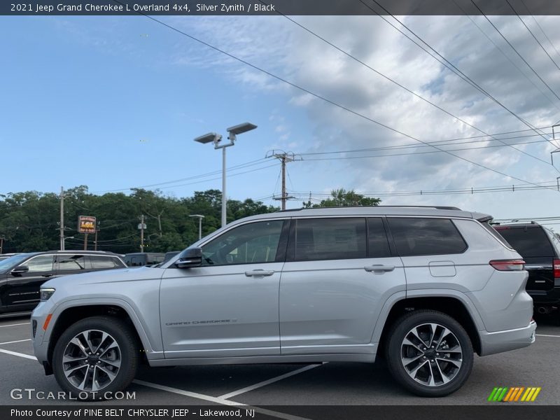 Silver Zynith / Black 2021 Jeep Grand Cherokee L Overland 4x4