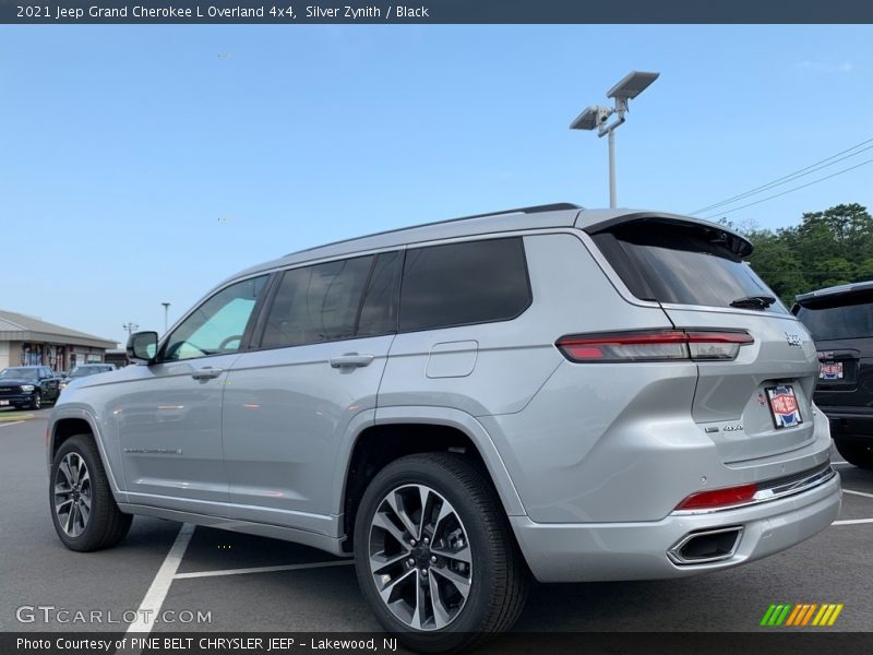 Silver Zynith / Black 2021 Jeep Grand Cherokee L Overland 4x4