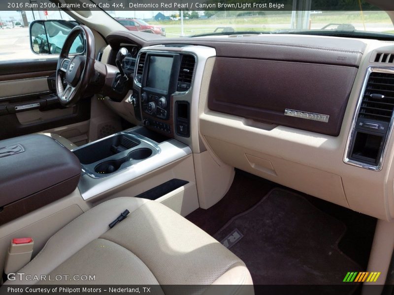 Front Seat of 2016 2500 Laramie Crew Cab 4x4