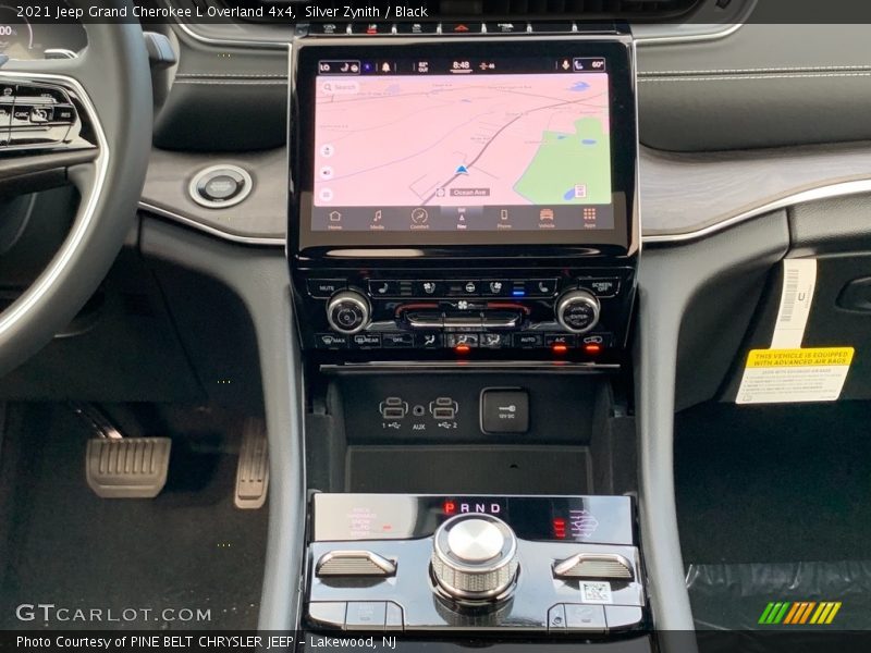 Navigation of 2021 Grand Cherokee L Overland 4x4