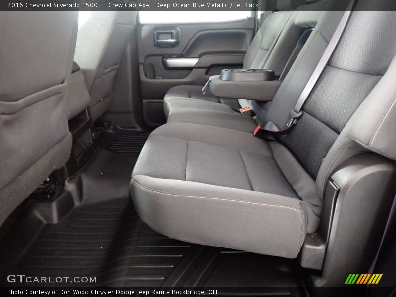 Deep Ocean Blue Metallic / Jet Black 2016 Chevrolet Silverado 1500 LT Crew Cab 4x4