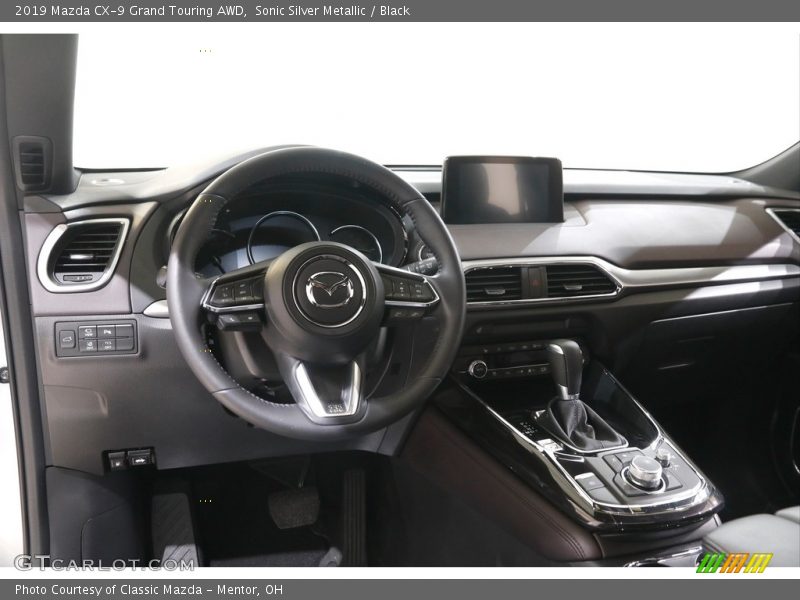 Sonic Silver Metallic / Black 2019 Mazda CX-9 Grand Touring AWD