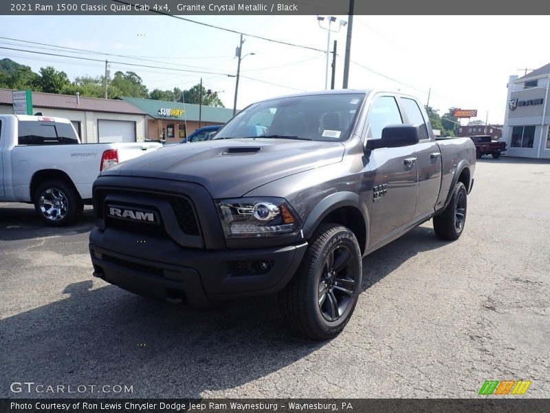 Granite Crystal Metallic / Black 2021 Ram 1500 Classic Quad Cab 4x4