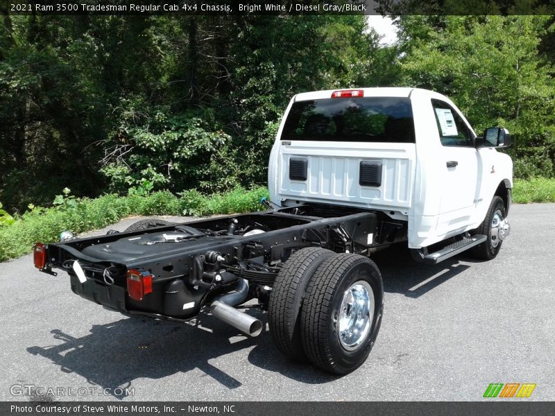  2021 3500 Tradesman Regular Cab 4x4 Chassis Bright White