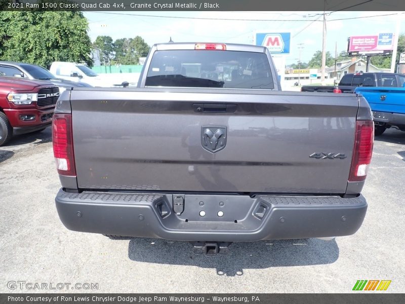 Granite Crystal Metallic / Black 2021 Ram 1500 Classic Quad Cab 4x4