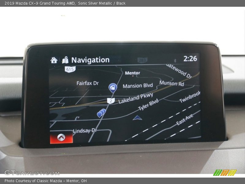 Navigation of 2019 CX-9 Grand Touring AWD