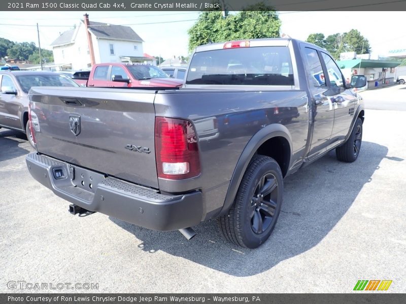 Granite Crystal Metallic / Black 2021 Ram 1500 Classic Quad Cab 4x4