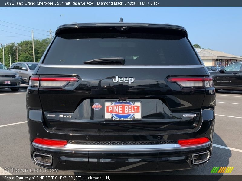 Diamond Black Crystal Pearl / Black 2021 Jeep Grand Cherokee L Summit Reserve 4x4