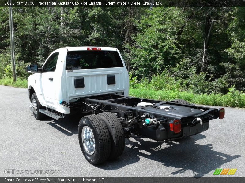 Bright White / Diesel Gray/Black 2021 Ram 3500 Tradesman Regular Cab 4x4 Chassis