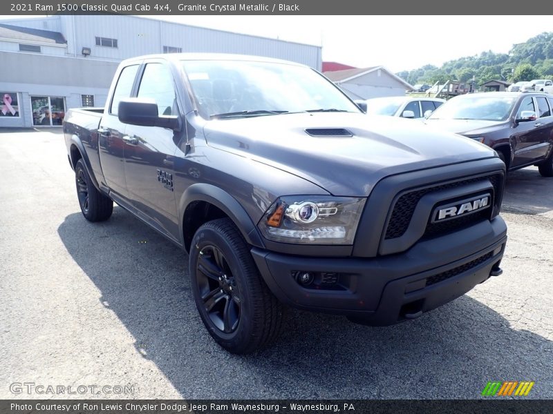 Granite Crystal Metallic / Black 2021 Ram 1500 Classic Quad Cab 4x4