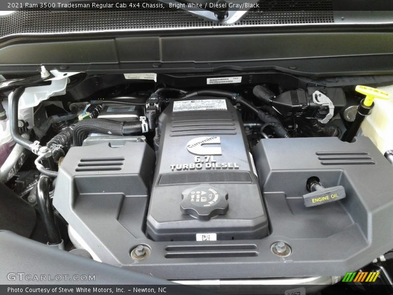  2021 3500 Tradesman Regular Cab 4x4 Chassis Engine - 6.7 Liter OHV 24-Valve Cummins Turbo-Diesel Inline 6 Cylinder