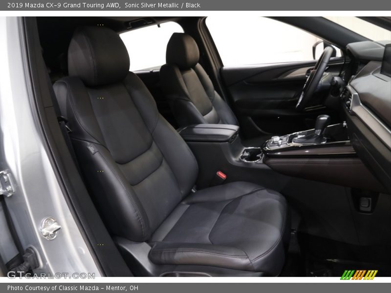 Sonic Silver Metallic / Black 2019 Mazda CX-9 Grand Touring AWD