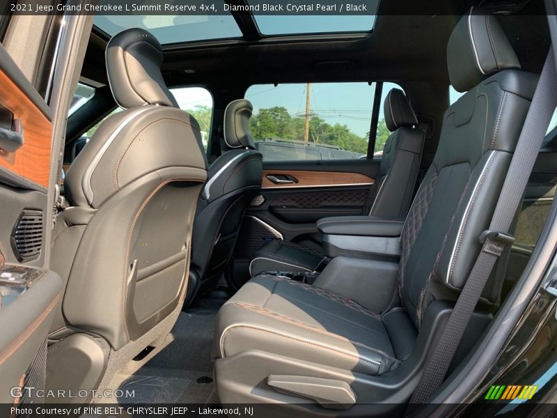 Rear Seat of 2021 Grand Cherokee L Summit Reserve 4x4