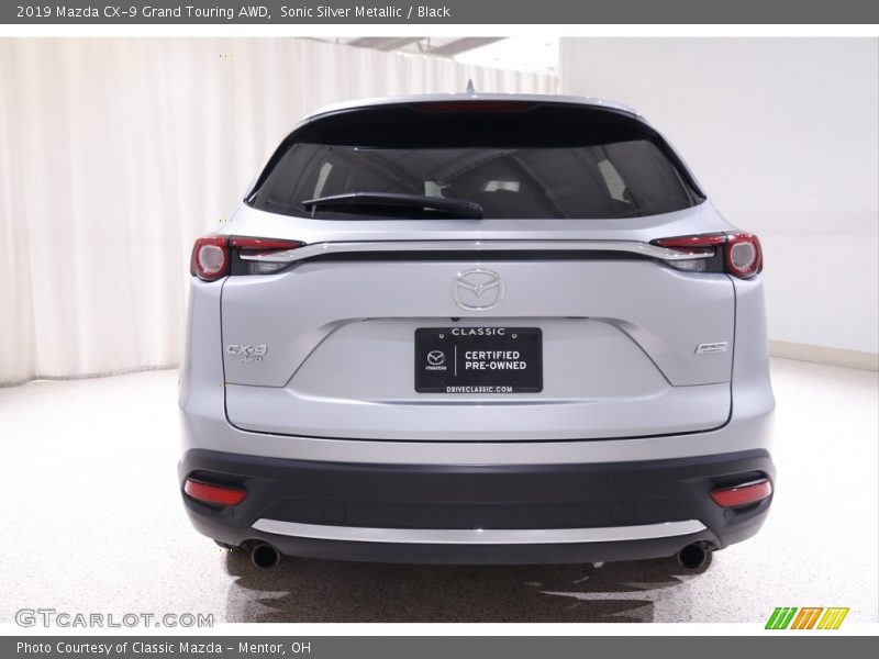 Sonic Silver Metallic / Black 2019 Mazda CX-9 Grand Touring AWD