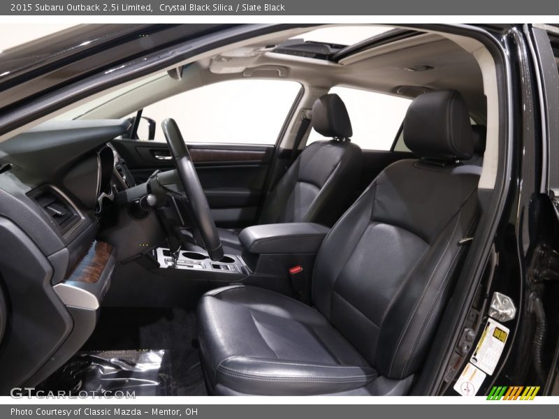 Front Seat of 2015 Outback 2.5i Limited