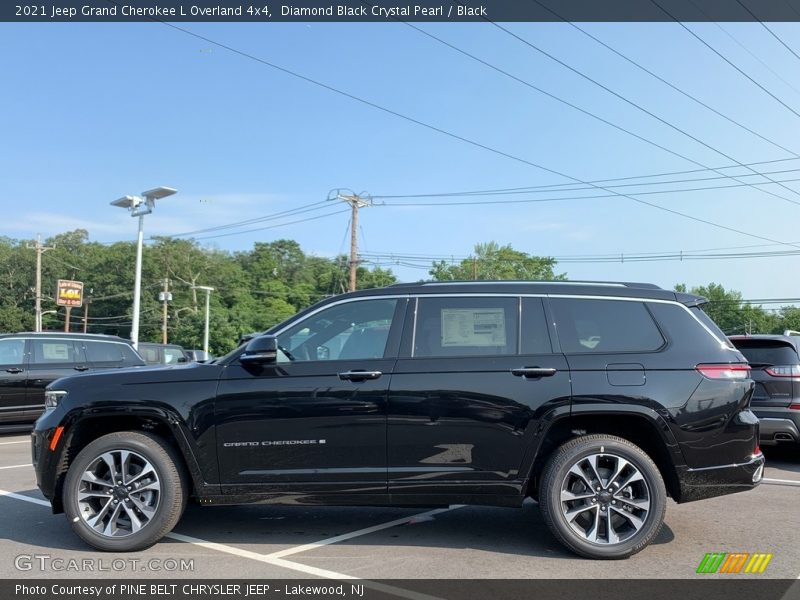  2021 Grand Cherokee L Overland 4x4 Diamond Black Crystal Pearl