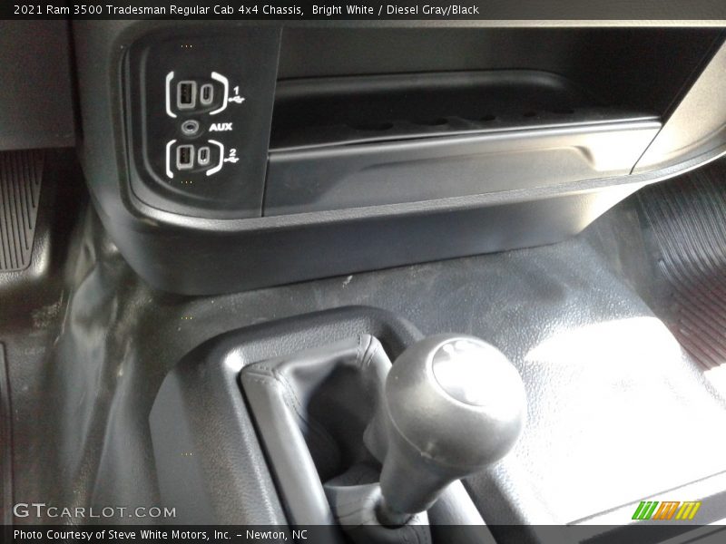 Bright White / Diesel Gray/Black 2021 Ram 3500 Tradesman Regular Cab 4x4 Chassis