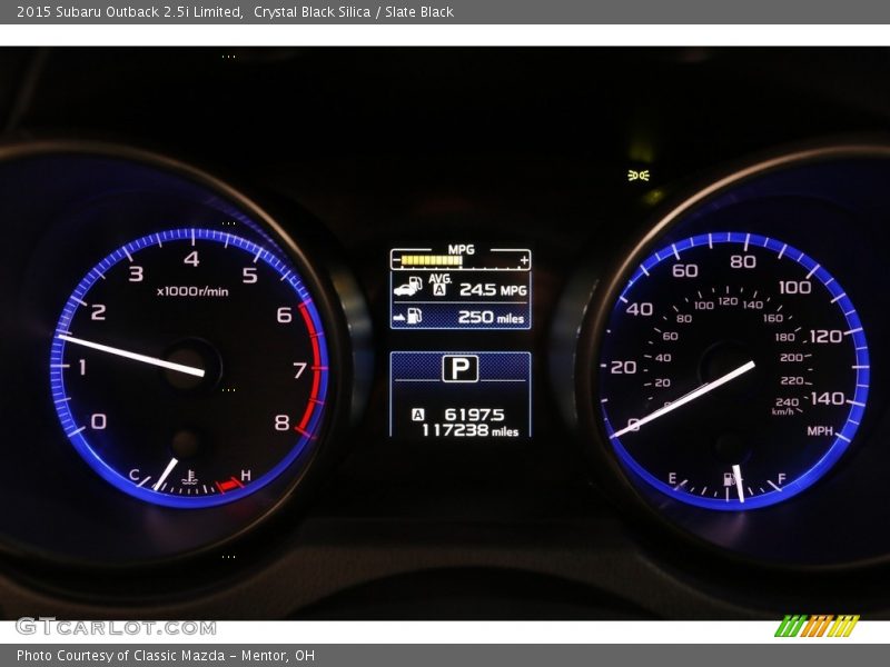  2015 Outback 2.5i Limited 2.5i Limited Gauges