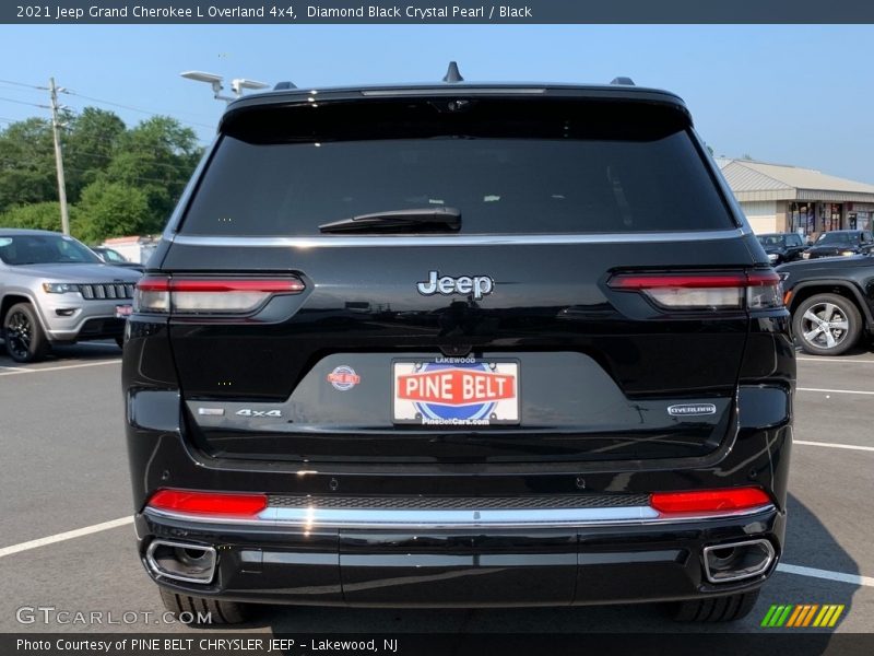 Diamond Black Crystal Pearl / Black 2021 Jeep Grand Cherokee L Overland 4x4