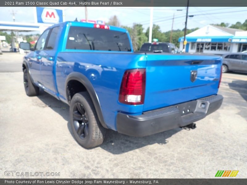 Hydro Blue Pearl / Black 2021 Ram 1500 Classic Quad Cab 4x4