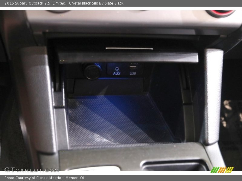 Crystal Black Silica / Slate Black 2015 Subaru Outback 2.5i Limited