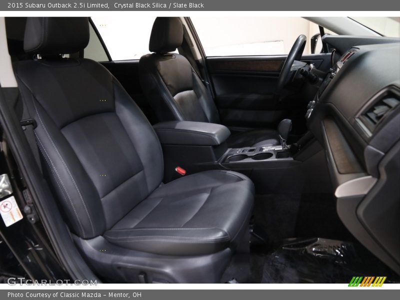 Crystal Black Silica / Slate Black 2015 Subaru Outback 2.5i Limited