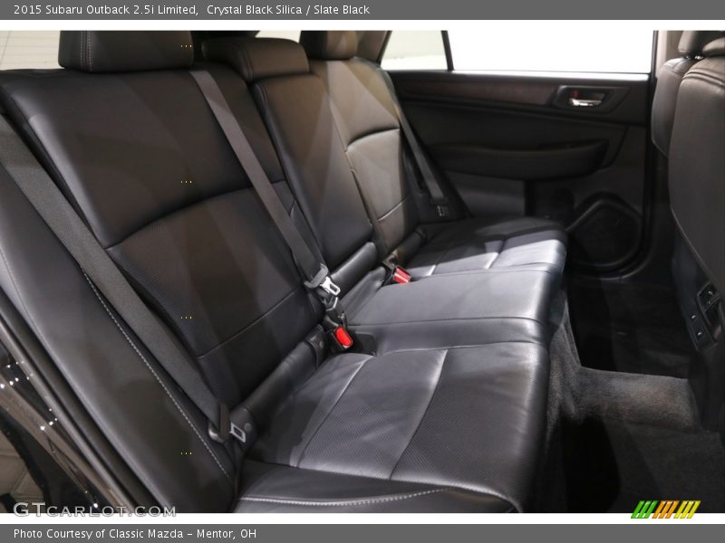 Crystal Black Silica / Slate Black 2015 Subaru Outback 2.5i Limited
