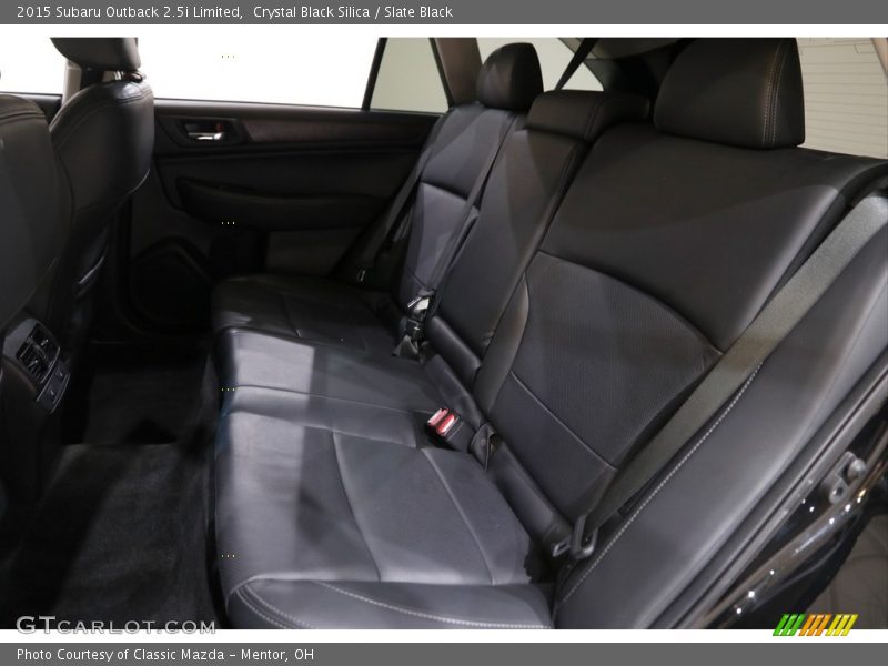 Crystal Black Silica / Slate Black 2015 Subaru Outback 2.5i Limited