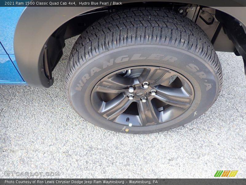 Hydro Blue Pearl / Black 2021 Ram 1500 Classic Quad Cab 4x4