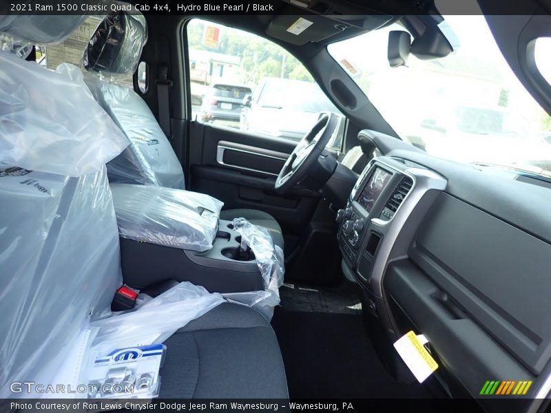 Hydro Blue Pearl / Black 2021 Ram 1500 Classic Quad Cab 4x4