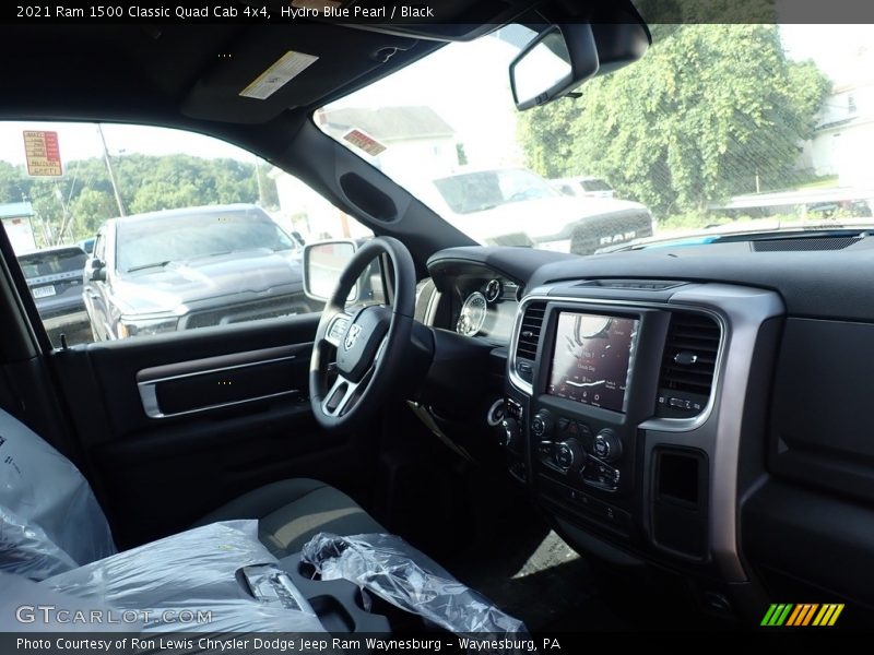 Hydro Blue Pearl / Black 2021 Ram 1500 Classic Quad Cab 4x4