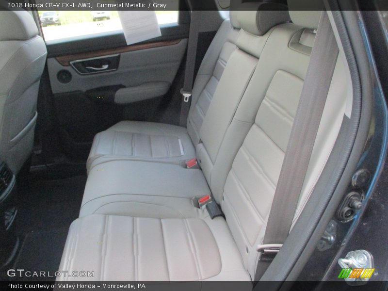 Gunmetal Metallic / Gray 2018 Honda CR-V EX-L AWD