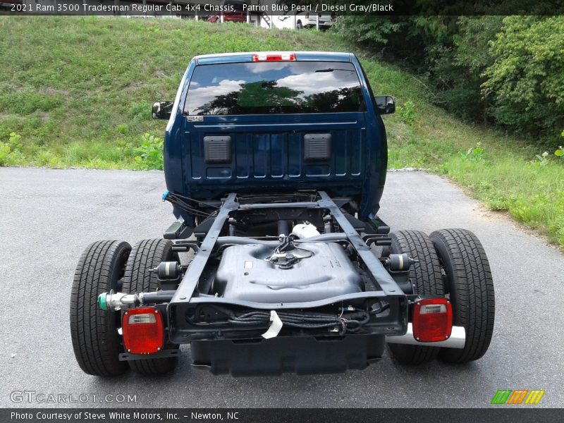 Undercarriage of 2021 3500 Tradesman Regular Cab 4x4 Chassis