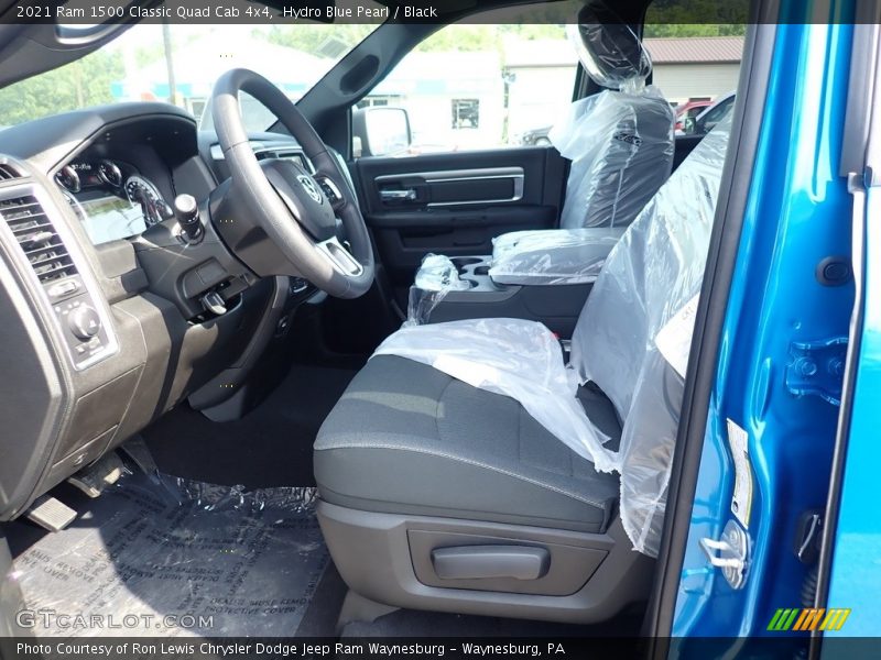 Hydro Blue Pearl / Black 2021 Ram 1500 Classic Quad Cab 4x4