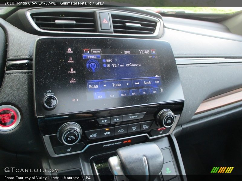 Gunmetal Metallic / Gray 2018 Honda CR-V EX-L AWD