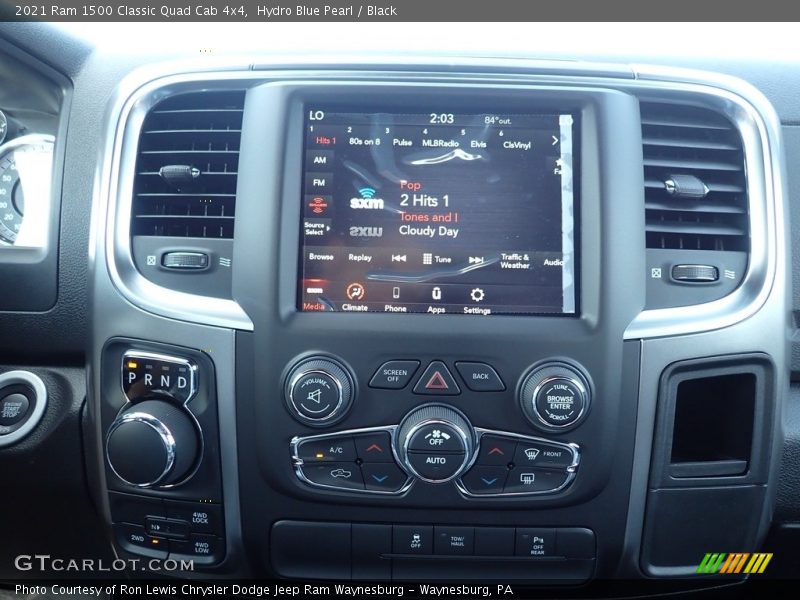 Hydro Blue Pearl / Black 2021 Ram 1500 Classic Quad Cab 4x4
