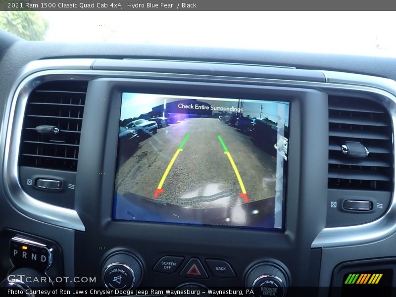 Hydro Blue Pearl / Black 2021 Ram 1500 Classic Quad Cab 4x4